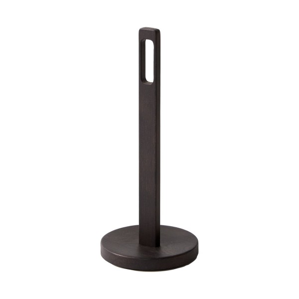 Stojak na papier kuchenny drewniany czarny - Andersen Furniture
