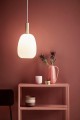 Szklana lampa sufitowa do salonu Biała lampa sufitowa Alton23 ze szkła NORDLUX