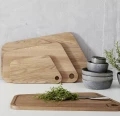 Deska do serwowania i krojenia asymetryczna dębowa U3 32x17 - Andersen Furniture