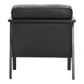 Fotel skórzany LC1 skóra naturalna czarna rama dąb czarny - Andersen Furniture