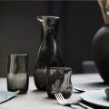 Smoked drinking glass Furo Smoked, set of 4 - Muubs