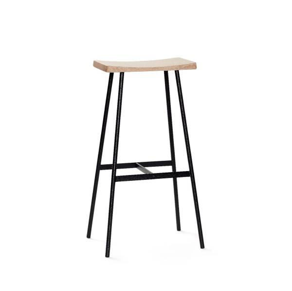 Stołek barowy HC2-79 siedzisko dąb bielony - Andersen Furniture