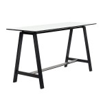 Wysoki stół na kozłach HT1-108 rama czarny dąb, wybór koloru blatu - Andersen Furniture