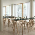 Wysoki stół designerski Space High 108, wybór koloru blatu - Andersen Furniture
