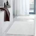 Dywanik łazienkowy 50x80 z bawełny biały Love White OEKO-TEX - Himla