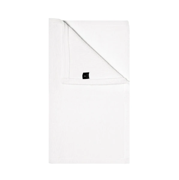 Dywanik łazienkowy 70x110 z bawełny biały Love White OEKO-TEX - Himla
