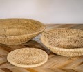 Taca dekoracyjna Buhera z liści palmowych BAZAR BIZAR