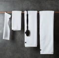 Ręcznik szybkoschnący biały 100x150 bawełna organiczna Maxime White GOTS i OEKO-TEX - Himla