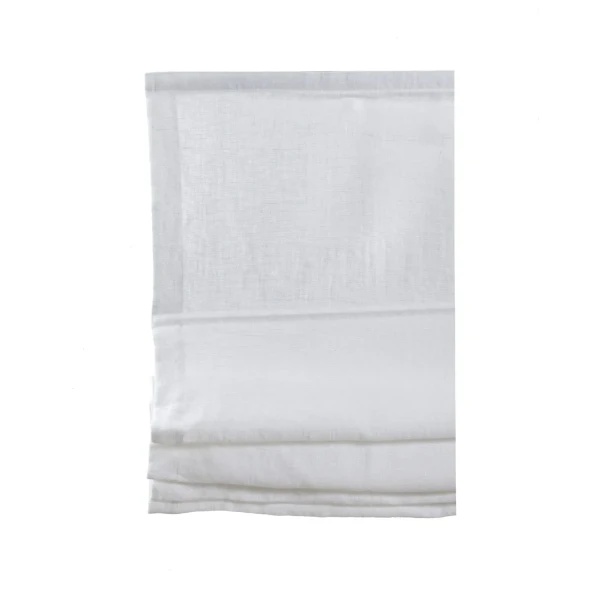 Roleta rzymska lniana biała 150x180 Miramar White - Himla