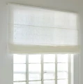 Roleta rzymska lniana biała 160x180 Miramar White - Himla