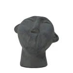 Figurka twarz Vesla Deco S z terakoty - Bloomingville