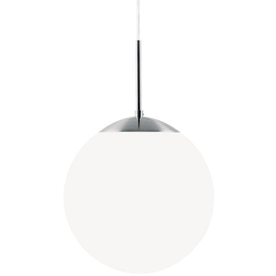 Biała szklana lampa sufitowa w kształcie kuli Cafe 30 NORDLUX