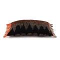 Decorative pillow 30x50 S'il Black Orange cotton - Bazar Bizar