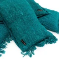 Large decorative pillow S'il Aqua 35x100 cotton - Bazar Bizar