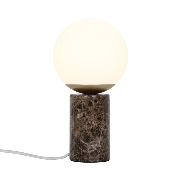 Lampa stołowa marmurowa Lilly Marble Brown - Nordlux
