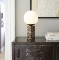 Lampa stołowa marmurowa Lilly Marble Brown - Nordlux