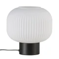 Lampa stołowa szklana Milford z metalową podstawą - Nordlux