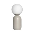 Lampa stołowa szara designerska Notti Grey - Nordlux