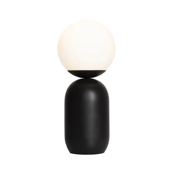 Lampa stołowa czarna designerska Notti Black - Nordlux