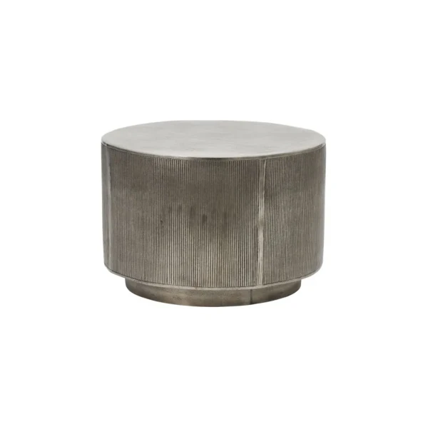 Stolik kawowy okrągły Rota 35 Brushed Silver - House Doctor