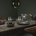 Talerz obiadowy Nordic Kitchen 25 cm kamionka czarny - Eva Solo