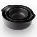 Serving bowl Nordic Kitchen 1.2L black stoneware - Eva Solo