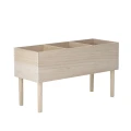 Stand for books and records Douve paulownia wood - Bloomingville