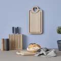 Drewniana deska do krojenia dębowa z rowkiem na sok Circle Carvingboard - Andersen Furniture