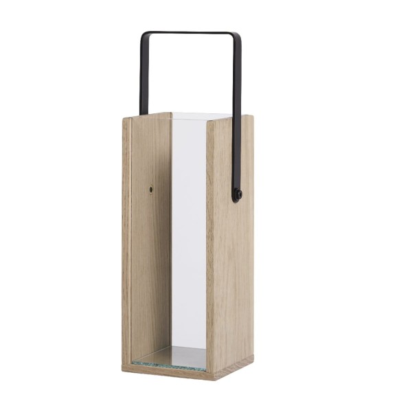 Lampion drewniany szklany Square Lantern Tall - Andersen Furniture