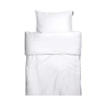 Biała pościel satynowa poszwa na kołdrę 200x200 Soul White Oeko-Tex 300 tc HIMLA