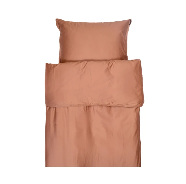Koralowa pościel satynowa poszwa na kołdrę 140x200 Soul Desert Rose Oeko-Tex 300 tc HIMLA