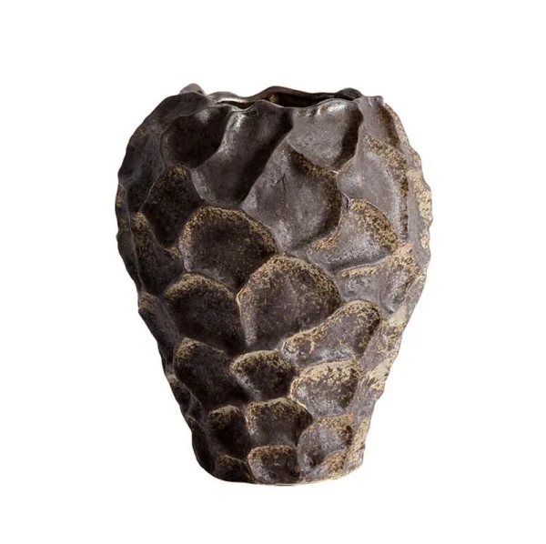Ceramiczny wazon dekoracyjny Soil brązowy - Muubs