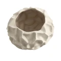 Wazon ozdobny ceramiczny Soil Bowl waniliowy - Muubs
