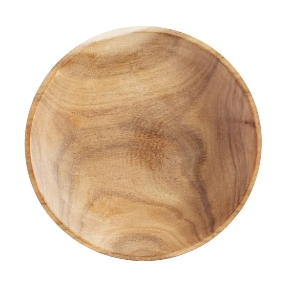 Talerzyk drewniany Base 18 teak - Muubs