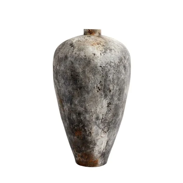 Decorative floor vase jar Echo100 terracotta - Muubs