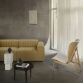Stolik pomocniczy kolumna Quartz Chalk z betonu włóknistego - NORR11