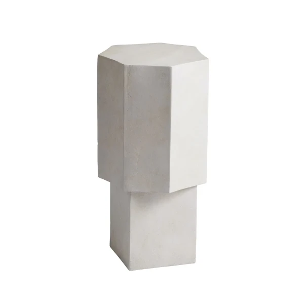 Stolik pomocniczy kolumna Quartz Chalk z betonu włóknistego - NORR11