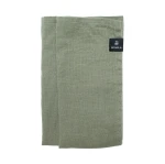 Lniane serwetki materiałowe na stół zielone 45x45 Sunshine Sage, 4-pak - Himla