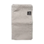 Lniane serwetki materiałowe na stół szare jasne 45x45 Sunshine Ash, 4-pak - Himla