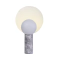 Modern table lamp Caché marble metal grey mat - DFTP by Nordlux