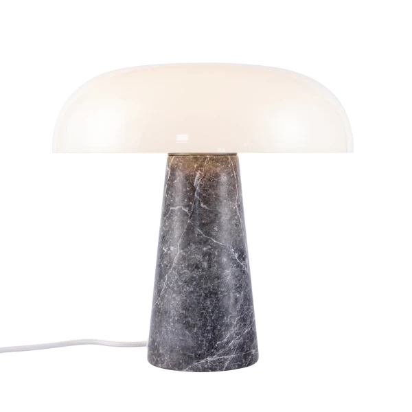 Lampa stołowa marmur szkło Glossy Grey - DFTP by Nordlux