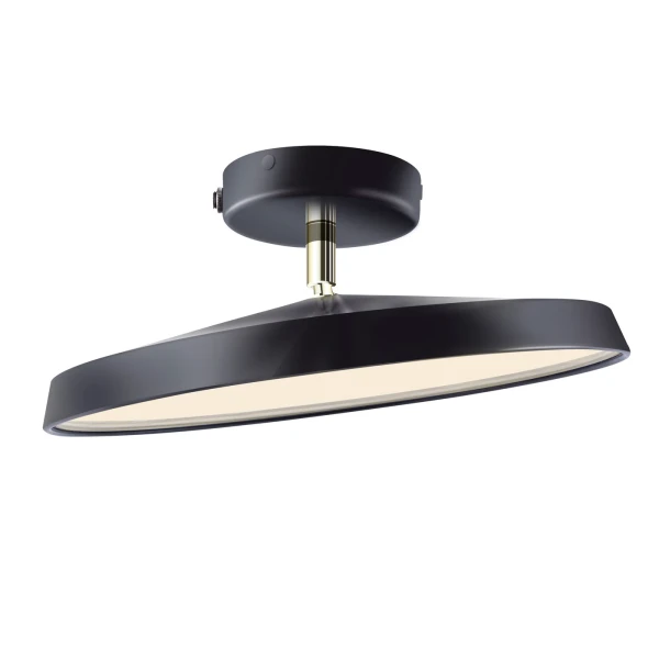 Czarna lampa sufitowa plafon Kaito 2 Pro 40 Black - DFTP by Nordlux