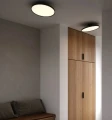 Czarna lampa sufitowa plafon Kaito Pro 40 Black - DFTP by Nordlux
