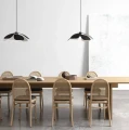 Czarna lampa wisząca nad stół Maple 55 - DFTP by Nordlux