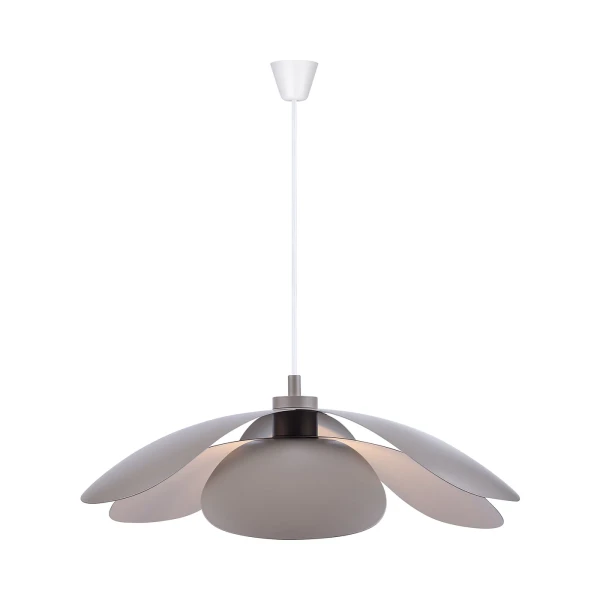 Brown taupe pendant lamp above dining table Maple 55 - DFTP by Nordlux