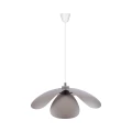 Brown taupe pendant lamp above dining table Maple 55 tape - DFTP by Nordlux
