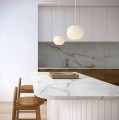 Lampa szklana kula biała Navone 20 - DFTP by Nordlux