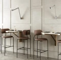 Szara lampa architektoniczna stołowa z funkcją kinkietu Nobu - DFTP by Nordlux