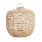 Rattan lampshade for hanging lamp Batu Bolong M - Bazar Bizar