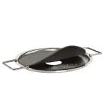 Draining lid 20 cm Eva Trio stainless steel silicone - Eva Solo